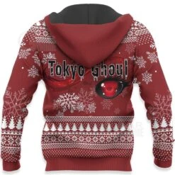 Tokyo Ghoul Sweater: Kaneki Christmas Feature Design 8 Tokyo Ghoul Sweater: Kaneki Christmas Feature Design -Tokyo Ghoul Store 1102 AOP Tokyo Ghoul Ugly Christmas Sweater VA Kaneki3 7 HD Back