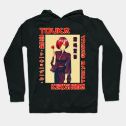 Tokyo Ghoul Hoodie Merch: Touka Wearing Kimono Hoodie
