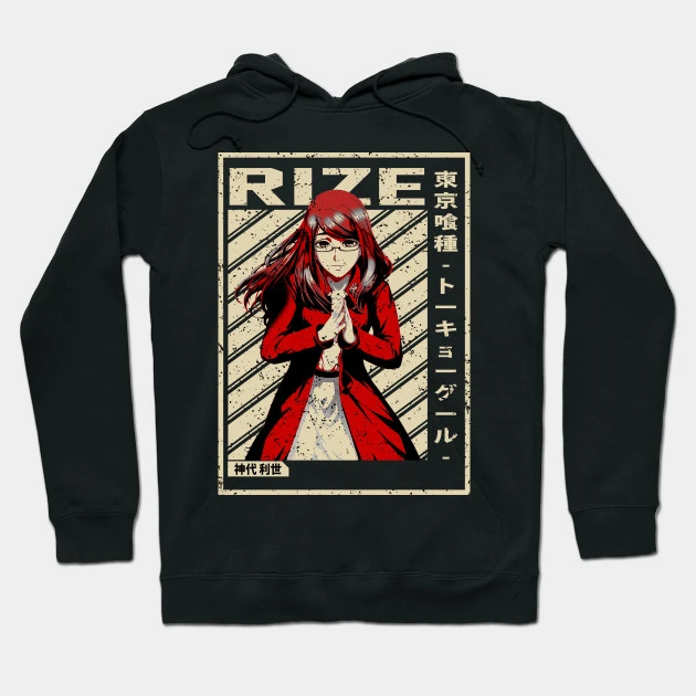 Tokyo Ghoul Hoodie: Rize Kamishiro Basic Hoodie 1 Tokyo Ghoul Hoodie: Rize Kamishiro Basic Hoodie