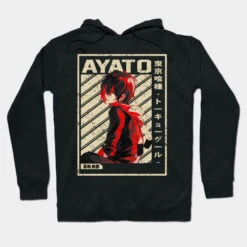 Tokyo Ghoul Hoodie – Graphic Japanese Anime Tokyo Ghoul Character Ayato Hoodie TP291