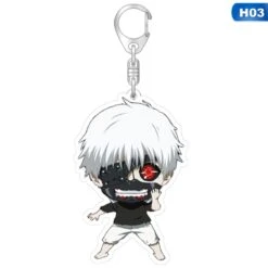 Tokyo Ghoul Keychain – Kaneki Ken 8 Tokyo Ghoul Keychain – Kaneki Ken -Tokyo Ghoul Store 1pcs Tokyo Ghoul Keychain Kaneki Ken Key Chain Pendant Acrylic Anime Accessories Cartoon Key Ring 3