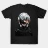 Tokyo Ghoul Shirt Merch: Kaneki White Hair Half Ghoul Shirt