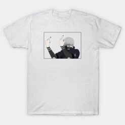 Tokyo Ghoul Shirt Merch: Half Ghoul Kaneki Cracking Finger.