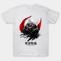 Tokyo Ghoul Shirt Merch: Kaneki Half Ghoul Kagune Shirt