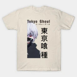 Tokyo Ghoul Shirt Merch: Half Face Kaneki Ken