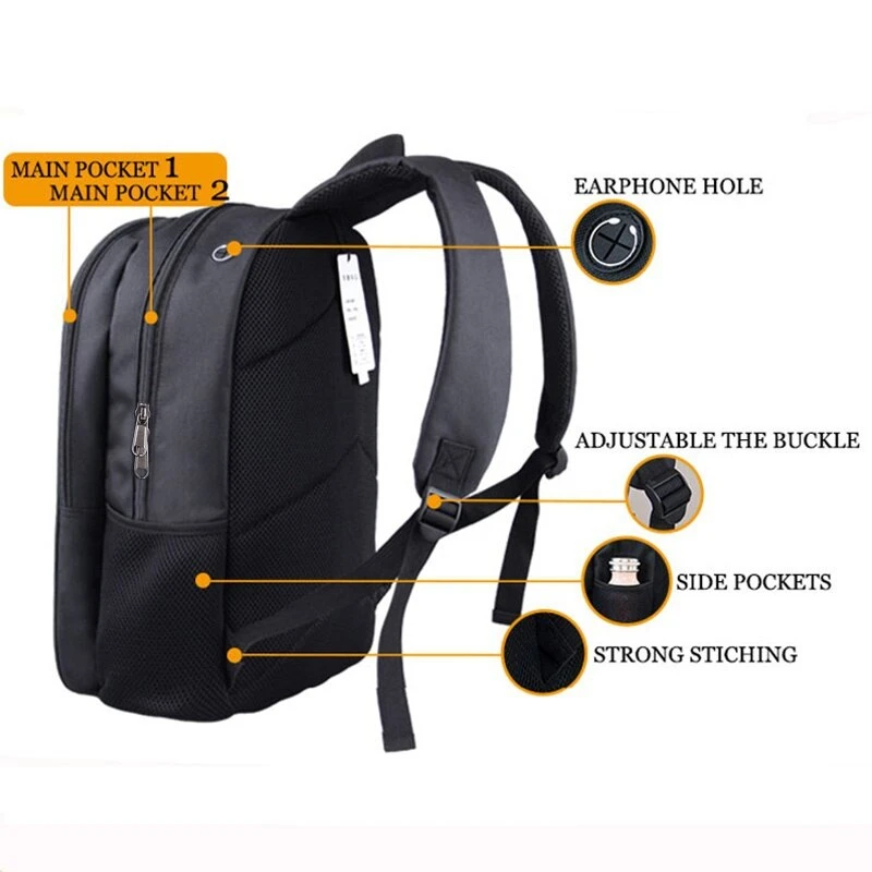 Tokyo Ghoul Backpacks – Fashion Streetwear School Anime Backpack 3 Tokyo Ghoul Backpacks – Fashion Streetwear School Anime Backpack - Image 3