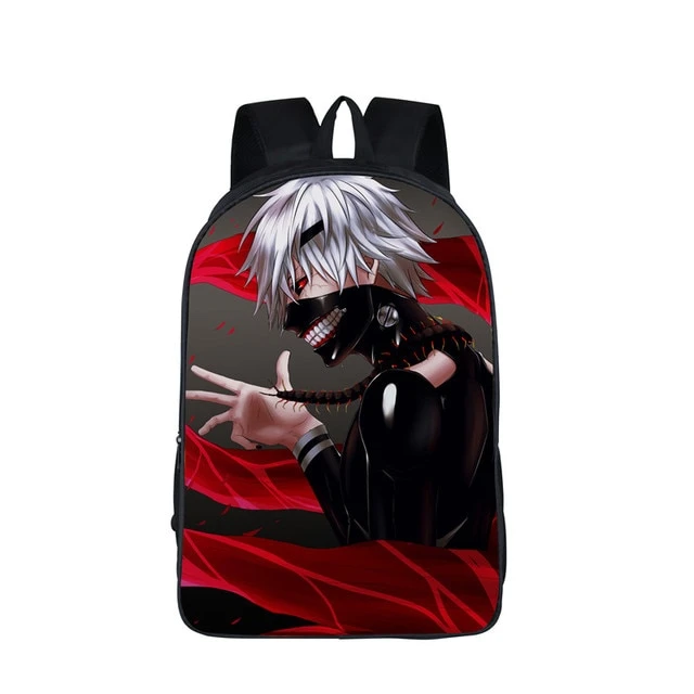 Tokyo Ghoul Backpacks – Fashion Streetwear School Anime Backpack 1 Tokyo Ghoul Backpacks – Fashion Streetwear School Anime Backpack