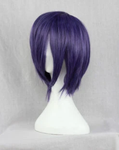 Tokyo Ghoul Cosplay Merch: Touka Kirishima Short Purple Hair Wig 6 Tokyo Ghoul Cosplay Merch: Touka Kirishima Short Purple Hair Wig -Tokyo Ghoul Store Anime Tokyo Ghoul Touka Kirishima Wig Kirishima Toka Short Purple Hair Halloween Party Cosplay Wigs Wig 2