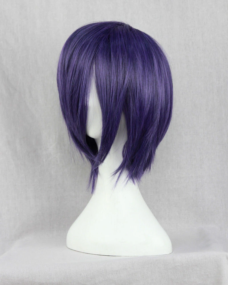 Tokyo Ghoul Cosplay Merch: Touka Kirishima Short Purple Hair Wig 3 Tokyo Ghoul Cosplay Merch: Touka Kirishima Short Purple Hair Wig - Image 3