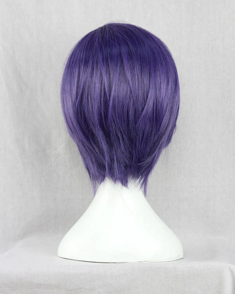 Tokyo Ghoul Cosplay Merch: Touka Kirishima Short Purple Hair Wig 4 Tokyo Ghoul Cosplay Merch: Touka Kirishima Short Purple Hair Wig - Image 4