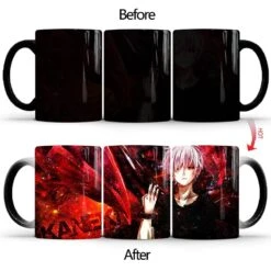 Tokyo Ghoul Mug: Kaneki Magic Color-Changing Mug 11 Tokyo Ghoul Mug: Kaneki Magic Color-Changing Mug -Tokyo Ghoul Store Drop Shipping 1Pcs New 350ml Tokyo Ghoul Magic Color Changing Mugs Ceramic Coffee Milk Tea Cups 5 1