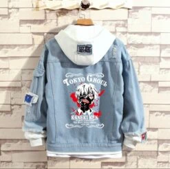 Tokyo Ghoul Jackets – Fashionable Long Sleeves Kaneki Ken Denim Jacket