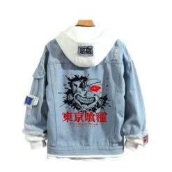 Tokyo Ghoul Jackets – Long Sleeves Cool Fashion Graphic Denim Jacket