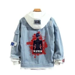 Tokyo Ghoul Jackets – Long Sleeves Anime Printing Denim Jacket