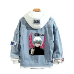 Tokyo Ghoul Jackets – Cool Fashion Long Sleeves Anime Denim Jacket