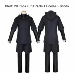 Tokyo Ghoul Cosplay Merch: Ken Kaneki Cosplay Full Set Black Leather Fight Uniform With Mask -Tokyo Ghoul Store JP Anime Tokyo Ghoul Ken Kaneki Cosplay Costume Full Set Black Leather Fight Uniform Women Men.jpg 640x640