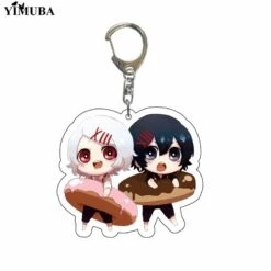 Japanese Anime Tokyo Ghoul Keychain – Lovely Acrylic Pendant Key Ring -Tokyo Ghoul Store Japan Anime Tokyo Ghoul Keychain Lovely Kaneki Ken Figure Acrylic Pendant Key Chain Cartoon Character Key 5