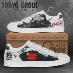 Tokyo Ghoul Shoes Merch: Ken Kaneki Skate Shoes