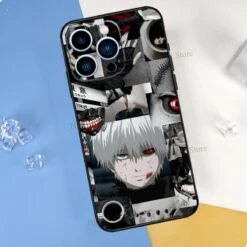 Tokyo Ghoul Case – Ken Kaneki Tokyo Ghoul Case For All IPhone Versions -Tokyo Ghoul Store Ken Kaneki Tokyo Ghoul Case For iPhone 13 12 11 Pro Max mini SE 2020 X 5