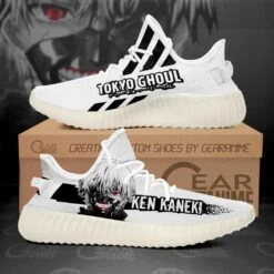 Tokyo Ghoul Shoes Merch: Ken Kaneki Yeezy Shoes