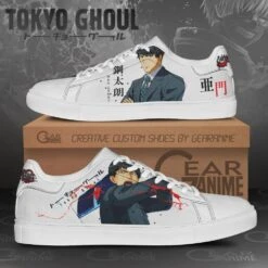 Tokyo Ghoul Shoes Merch: Koutarou Amon Skate Shoes