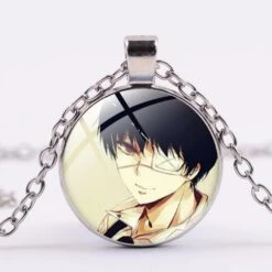 Tokyo Ghoul Necklace – Anime Tokyo Ghoul Accessories -Tokyo Ghoul Store Popular Anime Tokyo Ghoul Necklace Ken Kaneki Mask Figure Glass Art Photo Pendant Necklace Cosplay Women 8.jpg 640x640 8