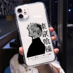 Soft Clear Phone Case For IPhone – Japanese Anime Tokyo Ghoul Case -Tokyo Ghoul Store Soft Clear Shockproof Phone Case for IPhone 13 XR X XS 12 11 Pro Max 7 2.jpg 640x640 2