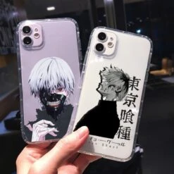 Soft Clear Phone Case For IPhone – Japanese Anime Tokyo Ghoul Case