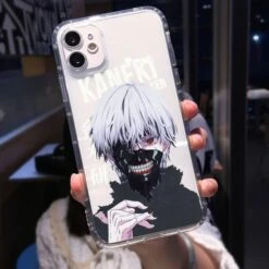 Soft Clear Phone Case For IPhone – Japanese Anime Tokyo Ghoul Case -Tokyo Ghoul Store Soft Clear Shockproof Phone Case for IPhone 13 XR X XS 12 11 Pro Max 7 8.jpg 640x640 8