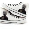 Tokyo Ghoul Shoes Merch: Kaneki One-Eyed Ghoul High Top Converse