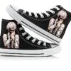 Tokyo Ghoul Shoes Merch: Kaneki White Hair Ghoul High Top Converse