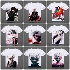 Tokyo Ghoul Anime T-Shirt – 12 Designs