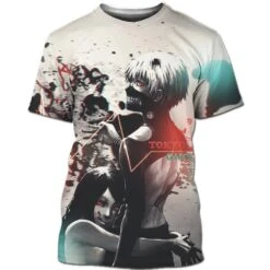 Tokyo Ghoul T-shirt – Hot Sale Ken Kaneki 3D Printed Japanese Anime T-Shirt -Tokyo Ghoul Store Tokyo Ghoul Hot Sale Ken Kaneki 3D Printed Japanese Anime 2021 New Fashion Men s T 2