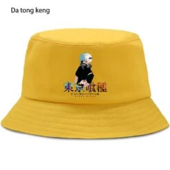 Tokyo Ghoul Japanese Anime Hat – Panama Bucket Cap -Tokyo Ghoul Store Tokyo Ghoul Japanese Anime hat Kaneki Ken Eyes Women Men Panama Bucket Cap The Design Flat 4