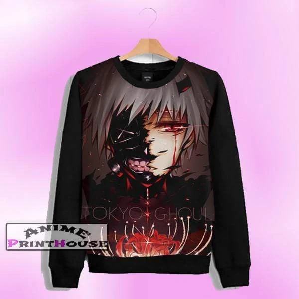 Tokyo Ghoul Sweater: Kaneki Full Color One Side Print 1 Tokyo Ghoul Sweater: Kaneki Full Color One Side Print