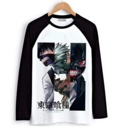 Tokyo Ghoul Long Sleeve T-Shirts| Men & Women – 6 Designs -Tokyo Ghoul Store Tokyo Ghoul Long Sleeve T Shirt 4