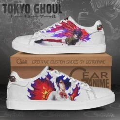 Tokyo Ghoul Shoes Merch: Touka Kirishima Skate Shoes