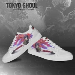Tokyo Ghoul Shoes Merch: Touka Kirishima Skate Shoes -Tokyo Ghoul Store Touka Kirishima Tokyo Ghoul 2