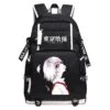 Unisex Anime Tokyo Ghoul Backpacks – Casual Schoolbag Student Backpacks