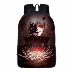 Tokyo Ghoul Printed Backpacks – Casual Streetwear Anime Backpack