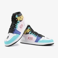 Tokyo Ghoul Shoes Merch: Juuzou Suzuya Blue Edition Jordan Sneaker. -Tokyo Ghoul Store juuzou suzuya tokyo ghoul custom j force shoes 4