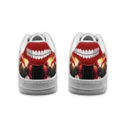 Tokyo Ghoul Shoes Merch: Ken Kaneki One-Eyed Ghoul Nike Air Force Shoes -Tokyo Ghoul Store ken kaneki air force sneakers tokyo ghoul anime shoes fan gift pt04 gearanime 3