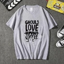 Uniex Cloths Anime Tokyo Ghoul Short Sleeve Casual T-shirt -Tokyo Ghoul Store product image 1686876642