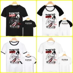 Tokyo Ghoul Anime T-Shirts In 4 Colors