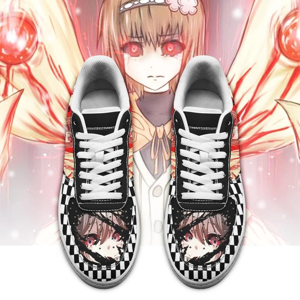 Tokyo Ghoul Shoes Merch: Hinami Air Force Shoes 2 Tokyo Ghoul Shoes Merch: Hinami Air Force Shoes - Image 2