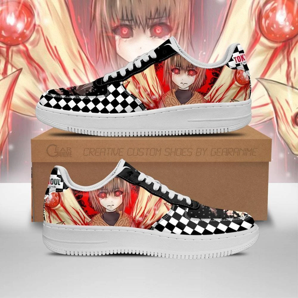 Tokyo Ghoul Shoes Merch: Hinami Air Force Shoes 1 Tokyo Ghoul Shoes Merch: Hinami Air Force Shoes