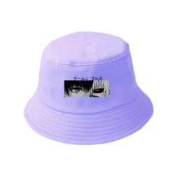 Tokyo Ghoul Kaneki Printed Hat – Ken Eyes Panama Bucket Hat -Tokyo Ghoul Store tokyo ghoul kaneki ken eyes anime print summer hat women men panama bucket hat cap the design flat visor harajuku fisherman hat 2