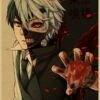 Tokyo Ghoul Poster Merch: Kaneki One-Eyed Ghoul Season 1 Retro Poster