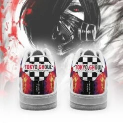 Tokyo Ghoul Shoes Merch: Touka Air Force Shoes -Tokyo Ghoul Store tokyo ghoul touka air force sneakers custom checkerboard shoes anime gearanime 3
