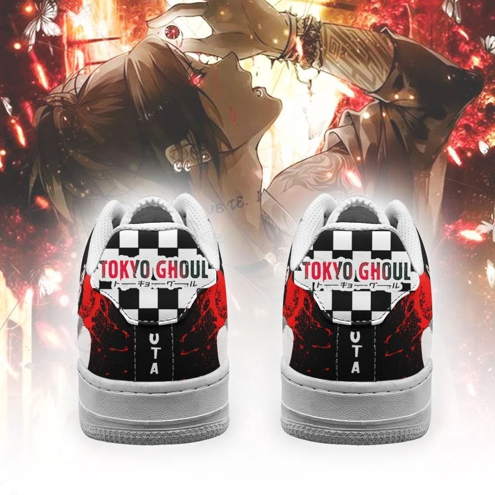 Tokyo Ghoul Shoes Merch: Uta Air Force Shoes 3 Tokyo Ghoul Shoes Merch: Uta Air Force Shoes - Image 3